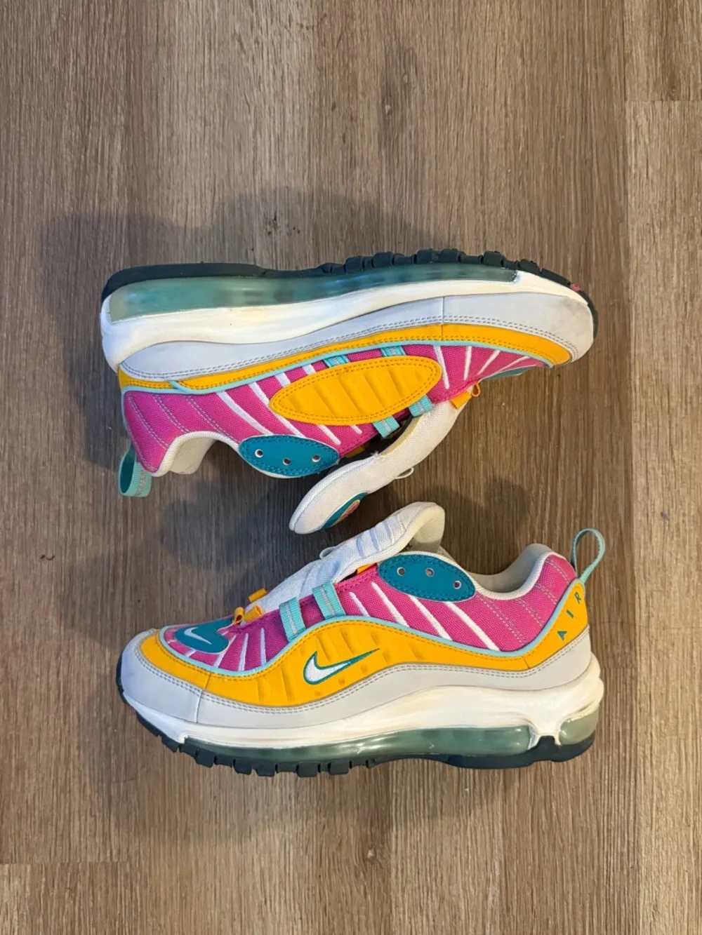 Nike Wmns Air Max 98 'Teal Fuchsia' - Picture 3 of 4